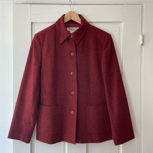 Vintage Appleseeds Red Coat Jacket